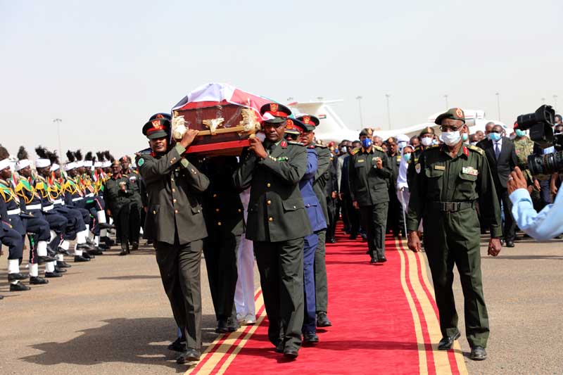 Funeral Held for Late Minister of Defence at Farouq Cemetery