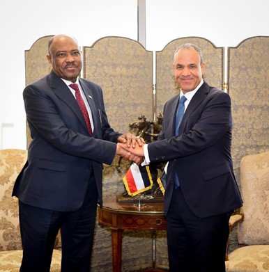 Foreign Minister Meets Egyptian Counterpart in Cairo