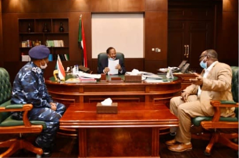 Hamdouk receives Police Directors report on overall conditions in Kassala