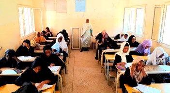 More than 400 male and female students sit for the intermediate certificate exams in Khartoum Locality