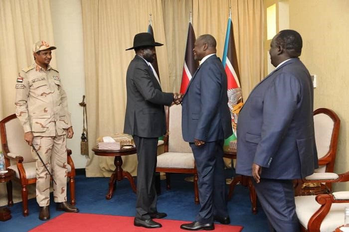 Salva Kiir Daglo and Machar hold Meeting in Juba